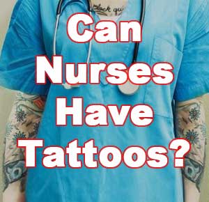 can nurse have tattoos
