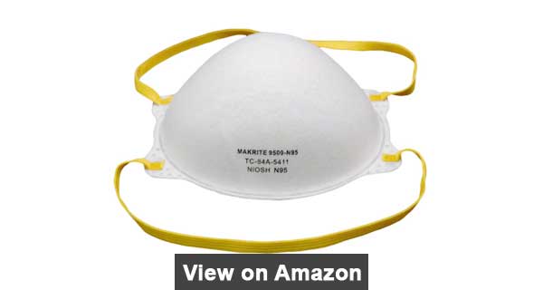 NIOSH Certified Makrite N95 Pre-Formed Cone Particulate Respirator Mask Review