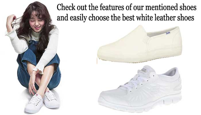How to select the white leather shoes?