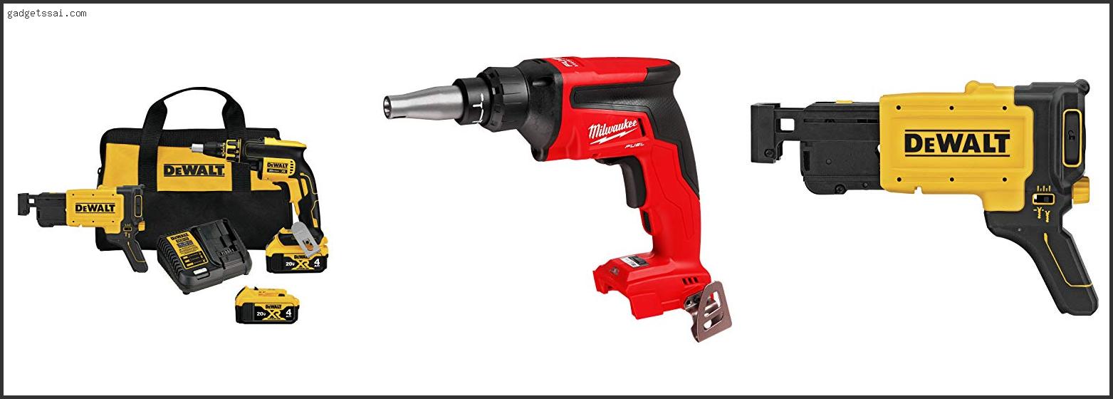 Top 10 Best Cordless Collated Screw Gun Review In 2022