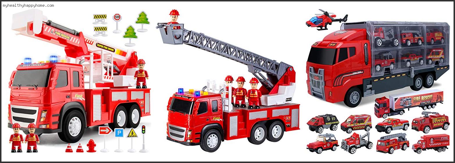 Top 10 Best Fire Trucks For Toddlers Review In 2022