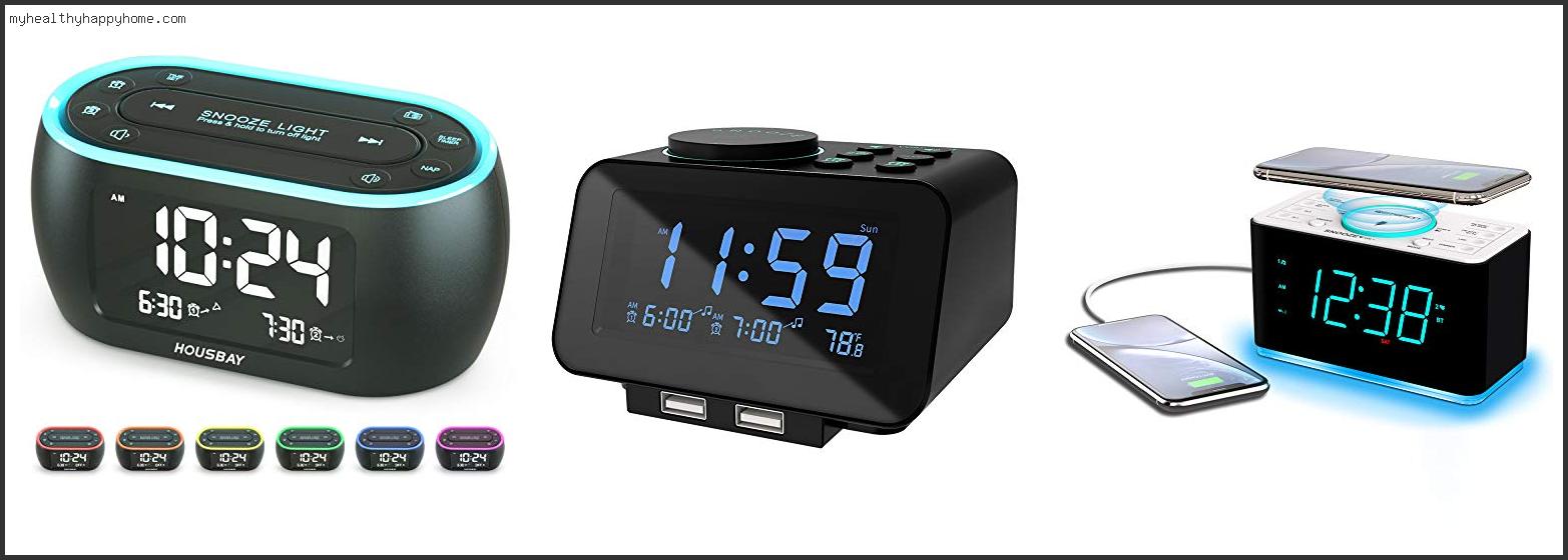 Top 10 Best Dual Alarm Clock Radio Review In 2022