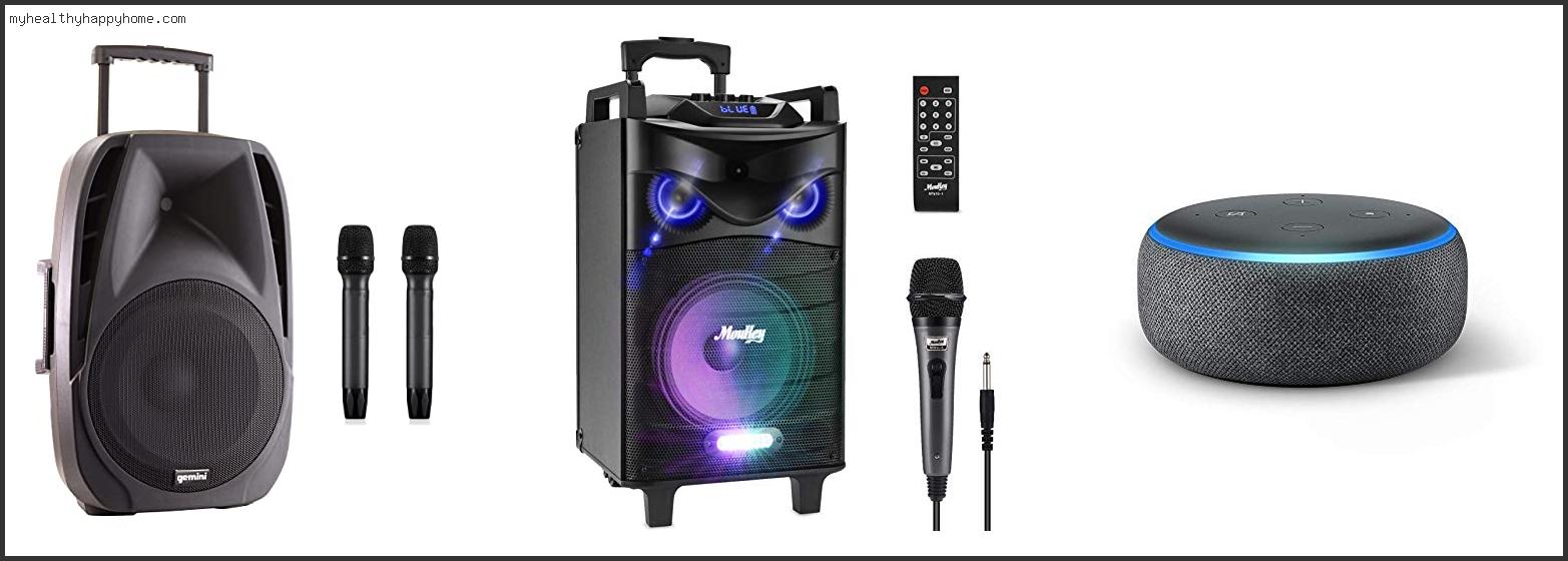 Top 10 Best Trolley Speaker With Mic Review In 2022