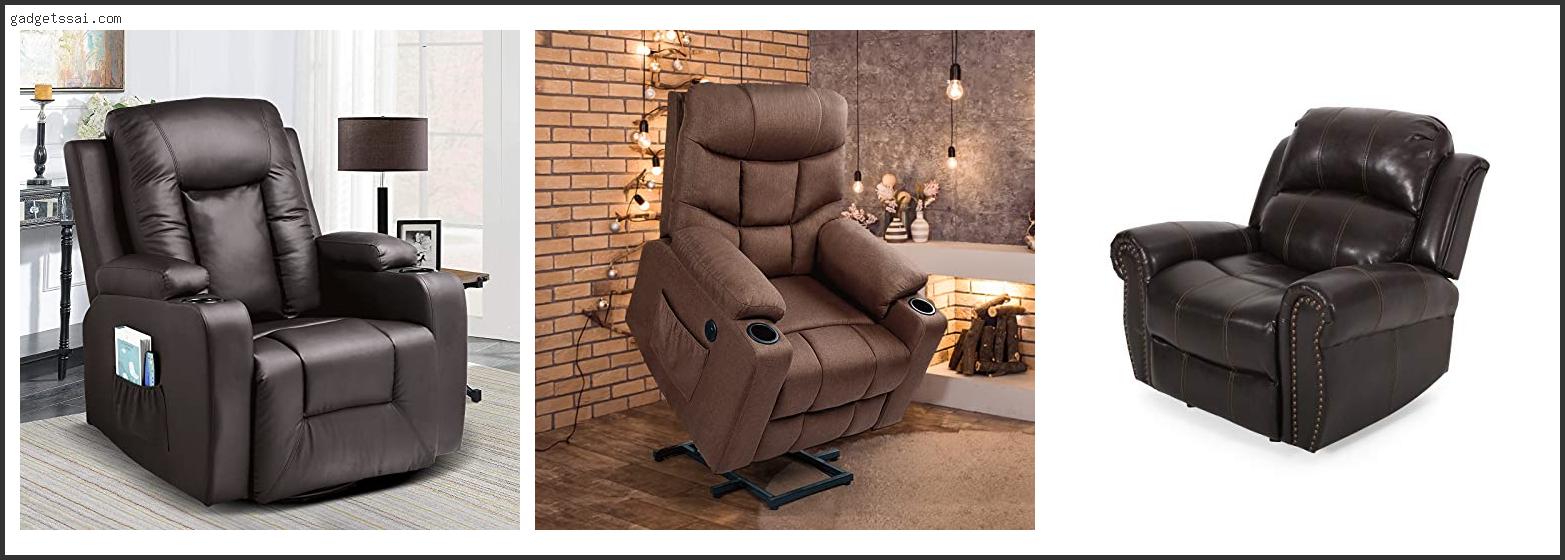 Top 10 Best Choice Products Deluxe Padded Leather Rocking Recliner Chair Brown Review In 2022